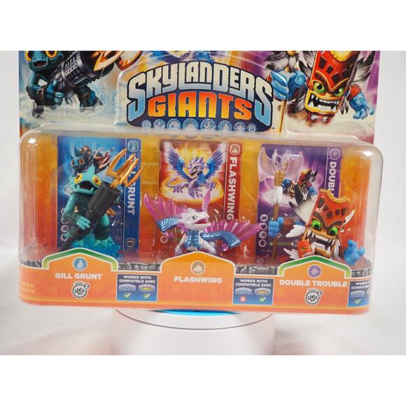 Skylanders Giants Triple Pack - Gill Grunt, Flashwing & Double Trouble - Picture 1 of 2